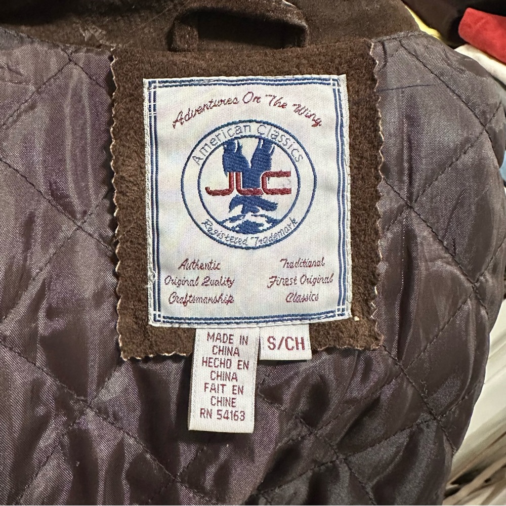 American Classics Men’s Brown Suede Jacket - Picture 3 of 3